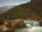 Jean-Joseph-Xavier Bidauld View of the Cascade of the Gorge near Allevard Spain oil painting artist